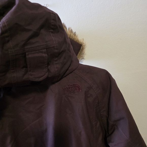 The North Face Women's Hooded Ski Jacket - Dark Purple - Picture 7 of 9